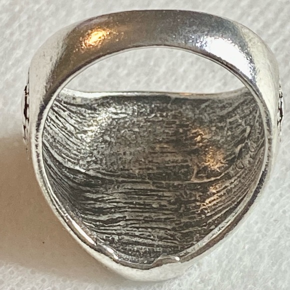 Vintage Handmade SilverPlated Ring! 9 1/2 - Picture 8 of 9